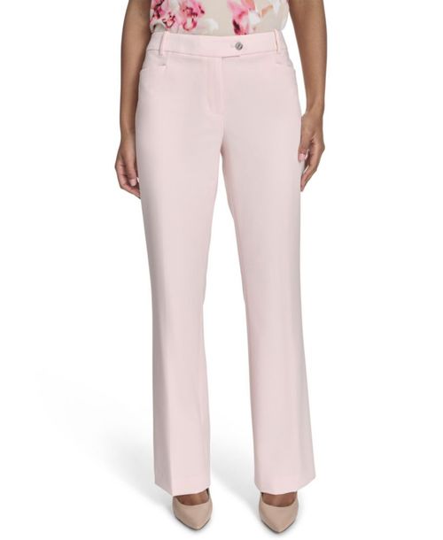 Pantalón Calvin Klein Parfait para mujer cintura alta y pierna ancha Talla 16