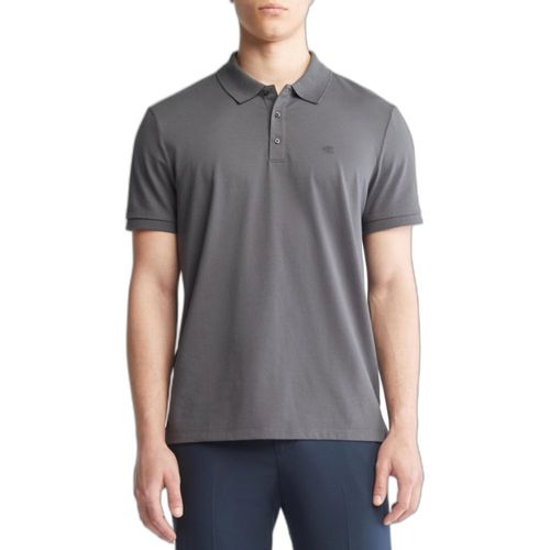 Polo Calvin Klein de algodón liso con logotipo con monograma para hombre Talla XS