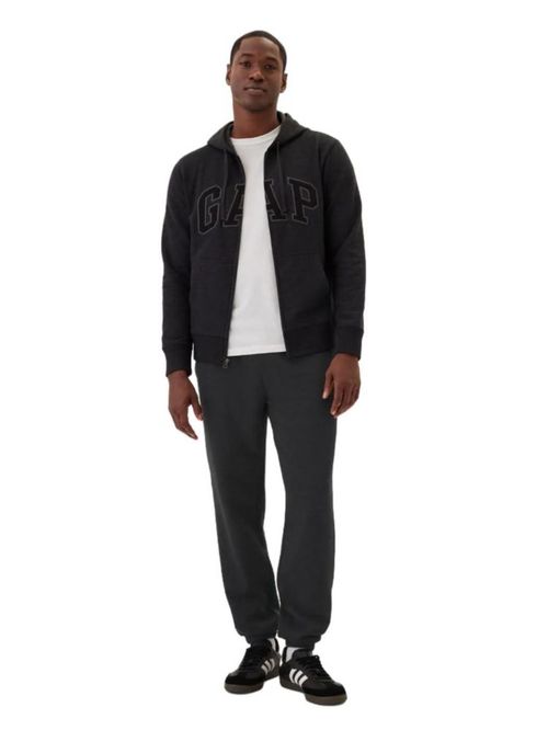 Forro polar Joggers GAP con logotipo para hombre gris antracita V2  Talla M