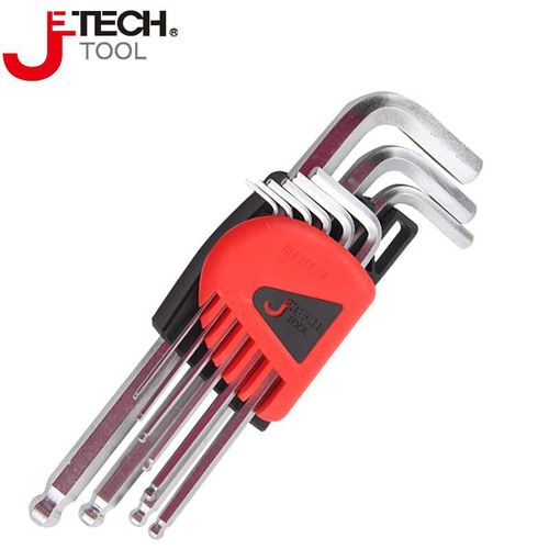 Juego de llaves hexagonales JETECH BM-B9 negras 9 piezas