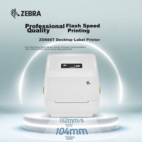 Impresora de etiquetas Zebra ZD888T transferencia térmica USB negra