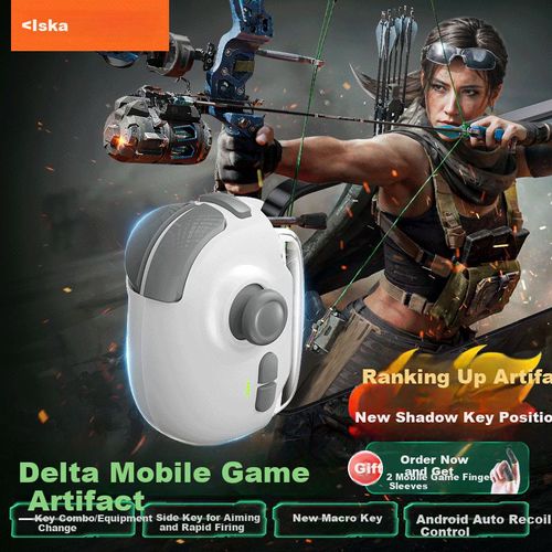 Asistente para Juegos Móviles Yiska H19 Compatible Android iOS Negro