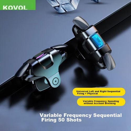 Dispositivo externo KOVOL PUBG Disparo continuo Botones físicos Compatible iPhone Android