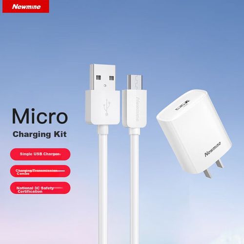 Cargador Newmine CH206 Micro USB 5V 2A