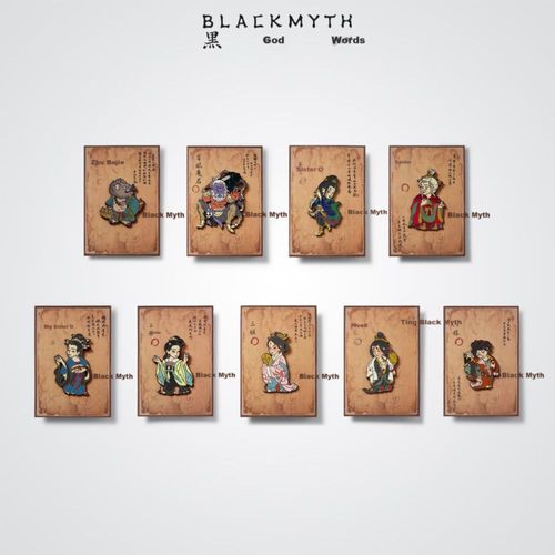 Broche Black Myth Guokongyingshen magnético imán para refrigerador