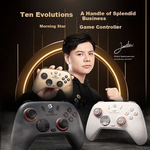 Controlador GAMESIR Qimingxing 2 Bluetooth y cable Multidispositivo Negro