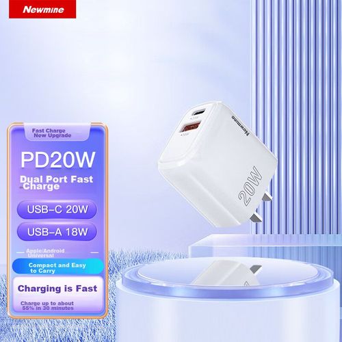 Cargador Newmine ZD20B-AC Tipo C PD 20W