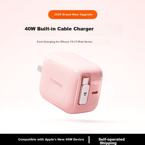 Cargador TORRAS Yoga Tipo C Carga Rápida 40W