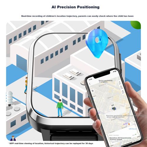 Reloj Inteligente PHILIPS W2208A 1.69" Negro con Teléfono y Posicionamiento AI