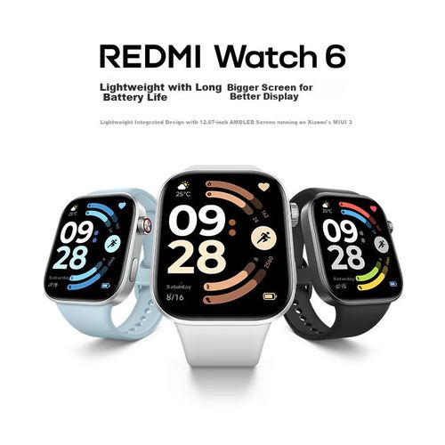 Reloj Inteligente MI REDMI Watch 6 2.07" AMOLED Plata