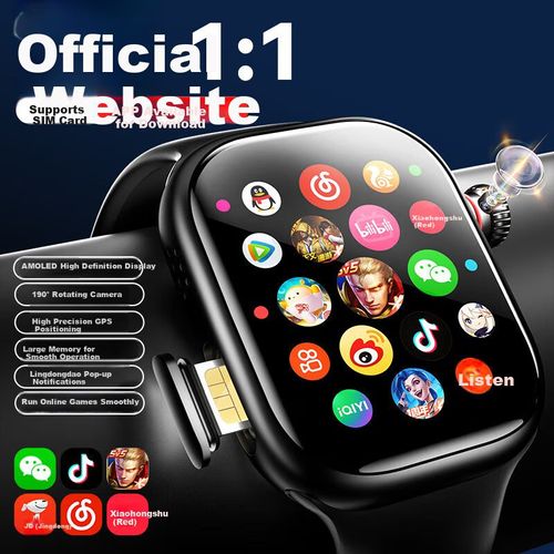 Reloj Inteligente Dido S9Ultra 2.04" AMOLED 5G IP67 Negro