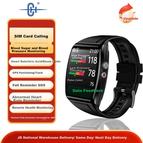 Reloj Inteligente CH 53mm con detección de caídas y llamadas SIM