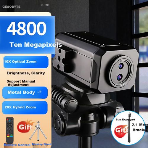 Cámara GESOBYTE C950Mix 48MP 4K USB Negra