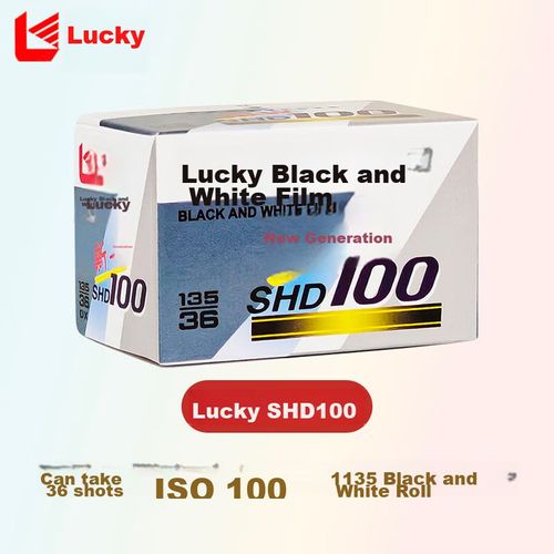 Película Lucky SHD100 Blanco y Negro 135 ISO 100 36 Exposiciones