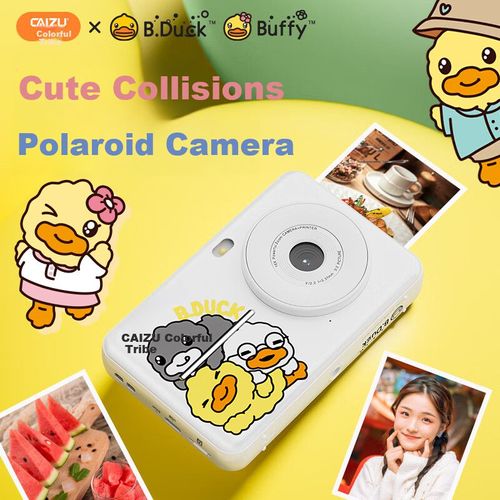Cámara Instantánea CAIZU B.Duck Z5 Impresión Color Memoria 32GB Amarilla