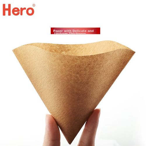 Papel Filtro Café Hero V 1-4 Tazas Natural