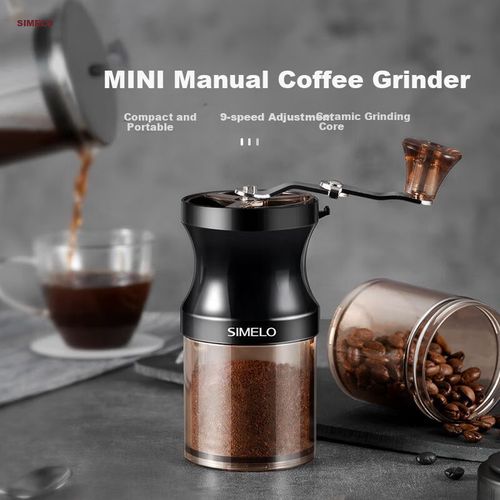 Molino de Café Manual SIMELO 9 Niveles Ajustables Cerámica