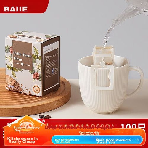 Filtros de Papel Baijie con Orejas Colgantes 100 Piezas