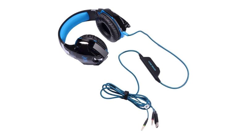 Aud fonos Headset Gamer Con Micr fono Kotion Each G2000 Azul