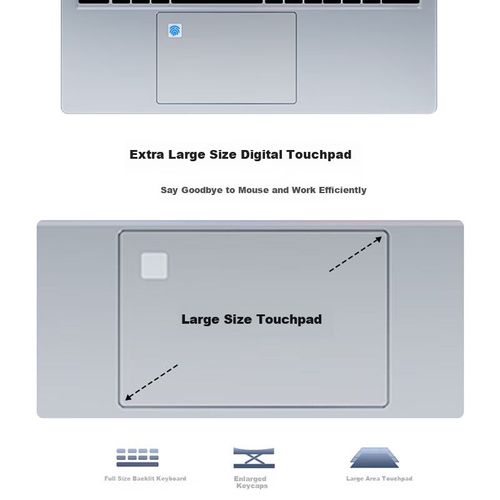 Laptop Wanjia 16ª generación 4K 8GB RAM 256GB SSD Plata