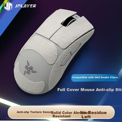 Pegatina antideslizante JPLAYER Hellfire Viper V3 Pro Mate Blanca