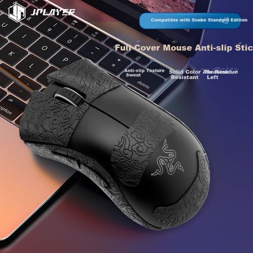 Alfombrilla antideslizante JPLAYER para mouse Razer Viper Ultimate Negra