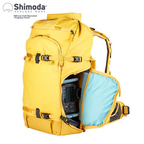 mochila Shimoda X40v2 para cámara DSLR amarillo