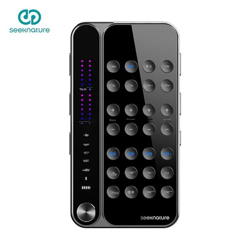 interfaz de audio Seeknature CT240PRO micrófono condensador Bluetooth 5.1 DSP negro