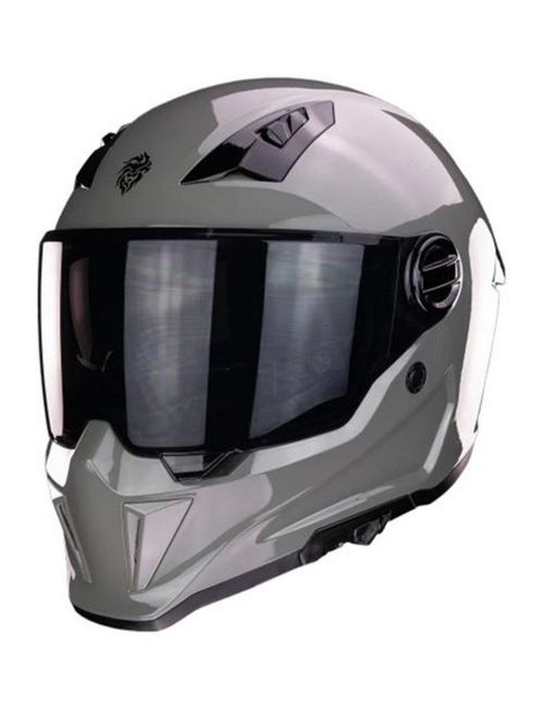 Casco Integral Para Moto Kov Gainer Solid Gris Dot