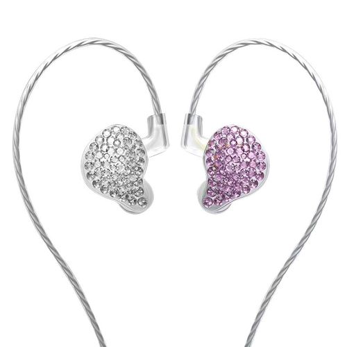 audífonos AT ES-80 Intraaurales Cable Largo Rosa