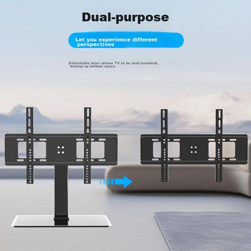 Soporte de escritorio Qijiaoban ZM03 para TV 32-55 pulgadas negro