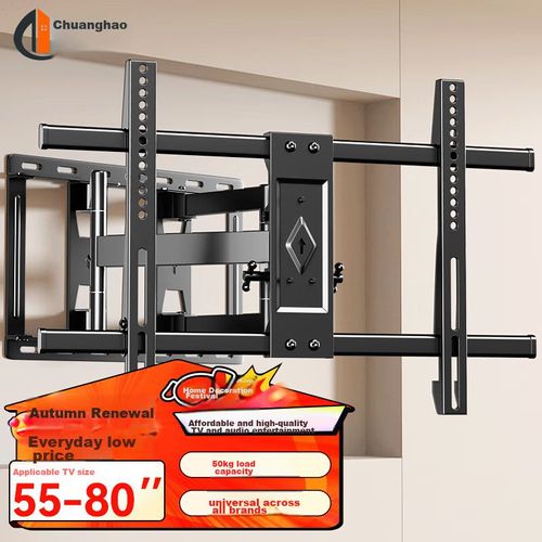 Soporte para TV Chuanghao LF-D80 brazo giratorio extensible negro 40-80 pulgadas