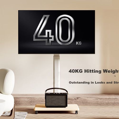 Carrito móvil para TV Enlipu compatible 26-70 pulgadas madera