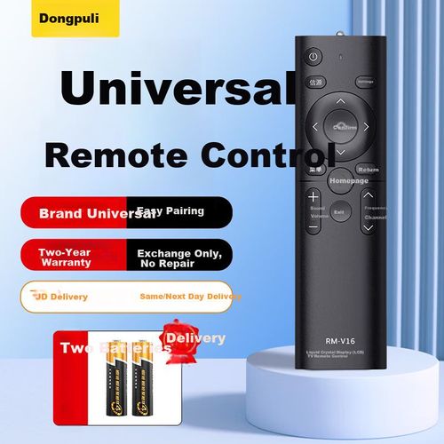 Control remoto universal Dongpu Li RM-V16 para TV LCD infrarrojo negro