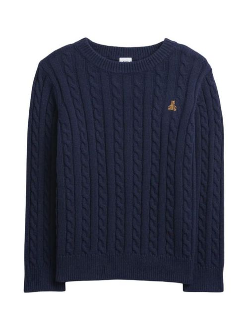 Jersey GAP para bebés y niños con cuello redondo nuevo azul marino  Talla 6-12M