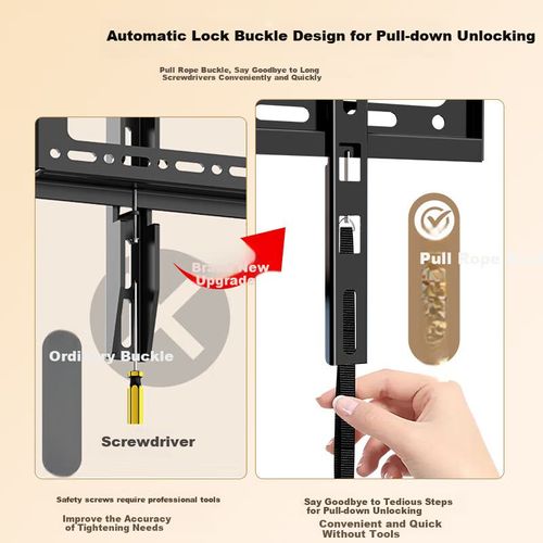 Soporte de TV Dongpuli plegable ajustable giratorio 40-75 pulgadas