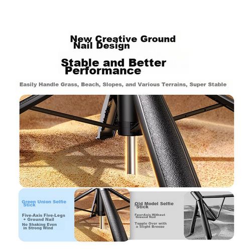 Selfie Stick UGREEN LP849 con Trípode Bluetooth para Celular 4-7.2" Aleación de Aluminio