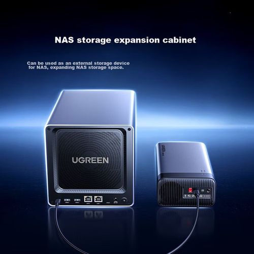 Gabinete UGREEN 15973 RAID 4 bahías SATA 2.5/3.5" USB-C 3.1