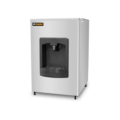 Dispensador de Hielo Comercial Rhino, 100 kg, 5 kg/min, Acero Inoxidable 304, Anti-Congelamiento Automático, Eficiencia Energética 210 W, DISHI-100