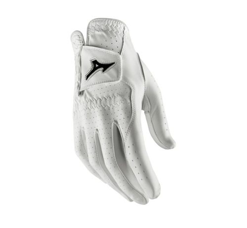 Guante de golf Mizuno Pro Leather para hombre mano derecha blanco/negro