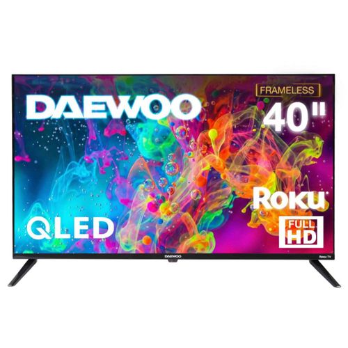 Pantalla Daewoo 40'' Smart TV QLED Roku
