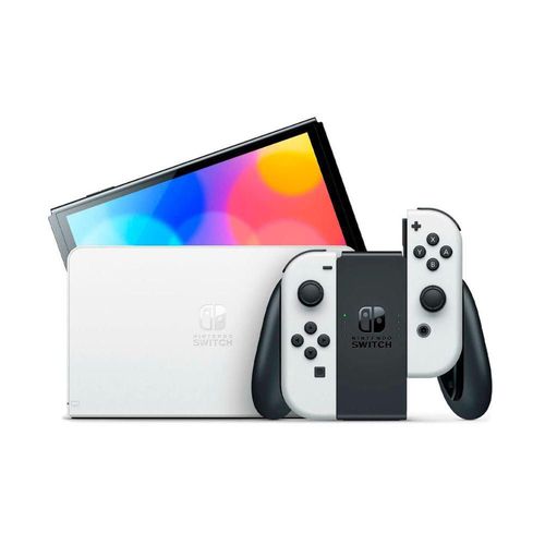 Consola Nintendo Switch OLED 64GB Blanca 7 Pulgadas WiFi