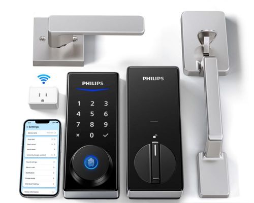 Smart Lock Philips Wi-Fi con asa desbloqueo por huella dactilar