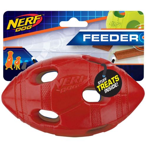 Juguete para Perro Nerf Dog 15 cm TPR Balón de Fútbol Rojo