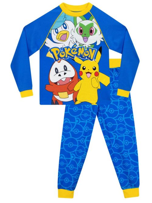 Pijama Pokemon Boys Pikachu Pokeball talla 10 multicolor