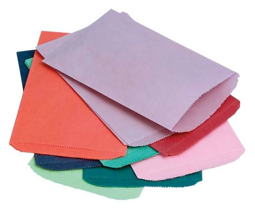 Bolsas de papel School Smart con fondo pellizcado 12 x 15 cm paquete de 14