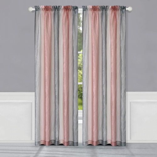 Cortina de ventana ACHIM Ombre con panel filtrante de luz 50 x 213 cm