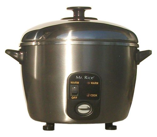 Arrocera y vaporera Sunpentown SC-886 700 ml acero inoxidable