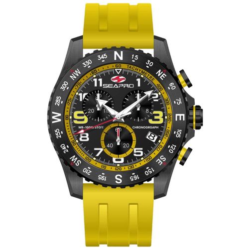 Reloj Seapro Gallantry para hombre cuarzo japonés y acero inoxidable