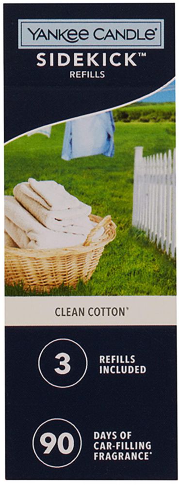 Recarga de fragancia Yankee Candle Clean Cotton® Sidekick™ Triple